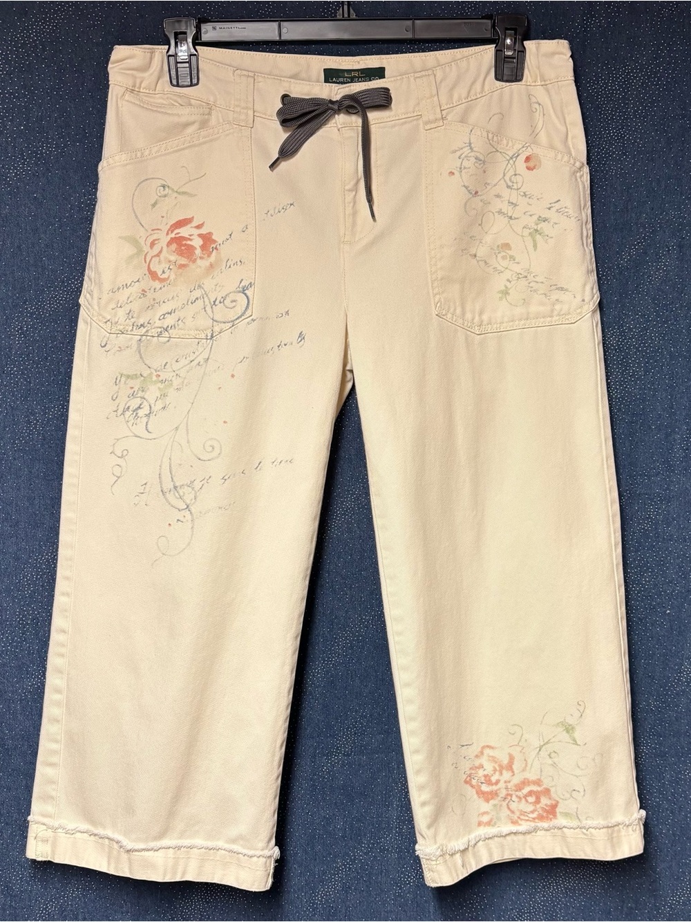 Lauren Jeans Co. Cropped Cotton Jeans